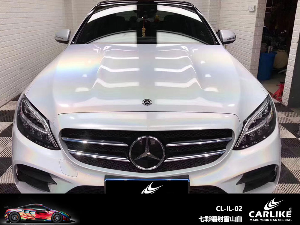 CARLIKE卡莱克™CL-MK-02奔驰马卡龙樱语粉全车贴膜