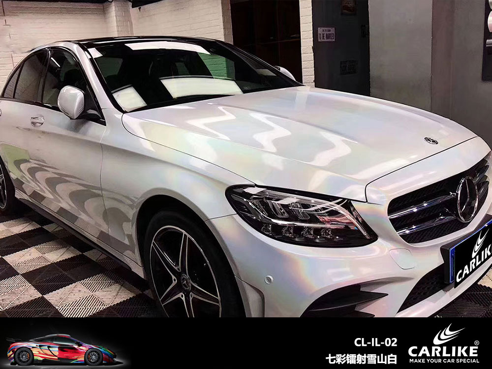 CARLIKE卡莱克™CL-MK-02奔驰马卡龙樱语粉全车贴膜