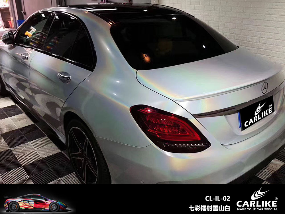 CARLIKE卡莱克™CL-MK-02奔驰马卡龙樱语粉全车贴膜