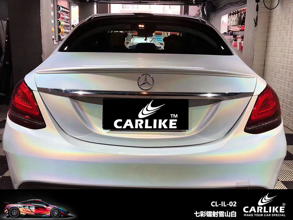 CARLIKE卡莱克™CL-MK-02奔驰马卡龙樱语粉全车贴膜