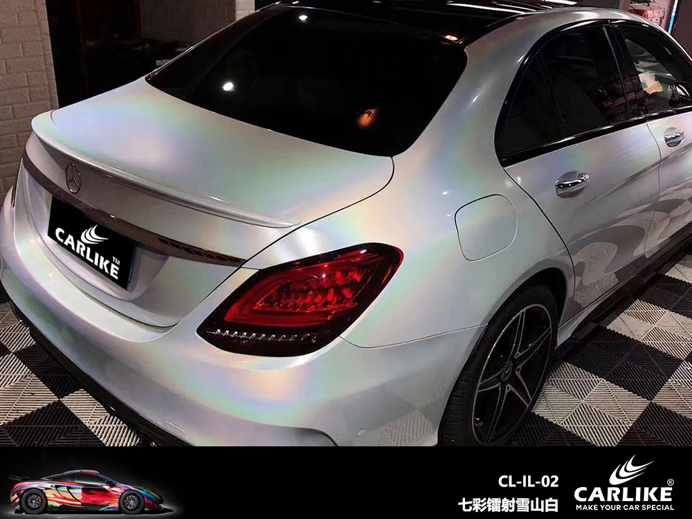 CARLIKE卡莱克™CL-MK-02奔驰马卡龙樱语粉全车贴膜