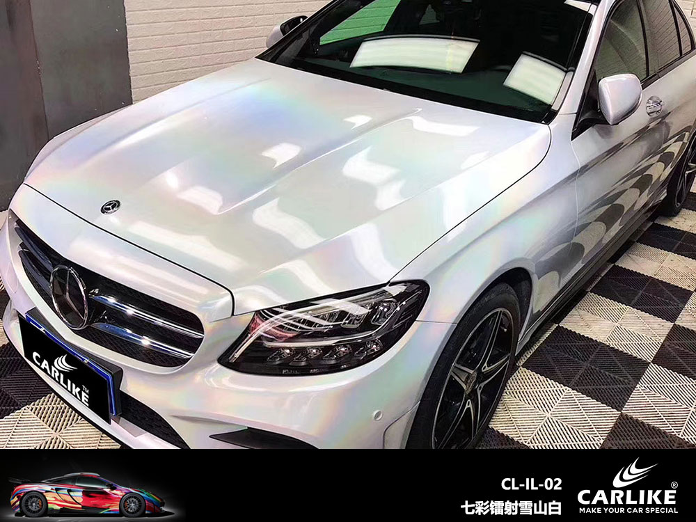 CARLIKE卡莱克™CL-MK-02奔驰马卡龙樱语粉全车贴膜