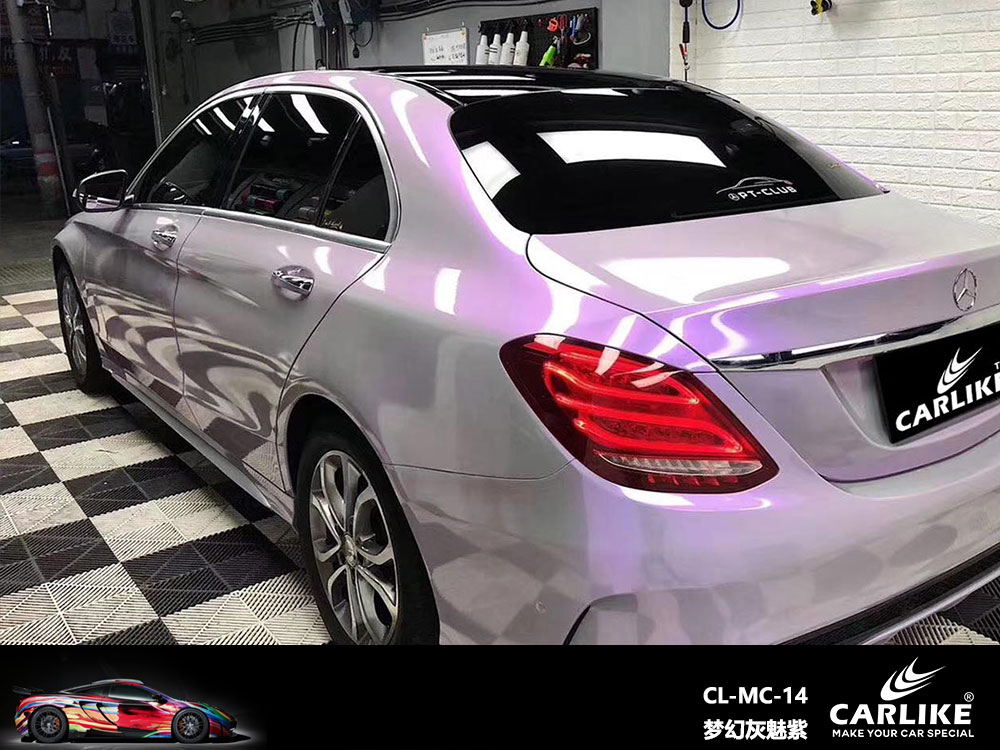 CARLIKE卡莱克™CL-MC-14奔驰梦幻灰魅紫全车贴膜