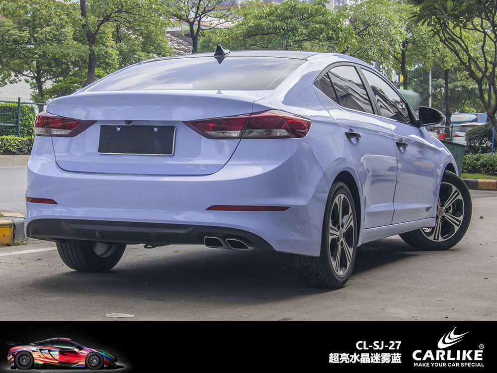 CARLIKE卡莱克™CL-SJ-27超亮水晶迷雾蓝汽车改色