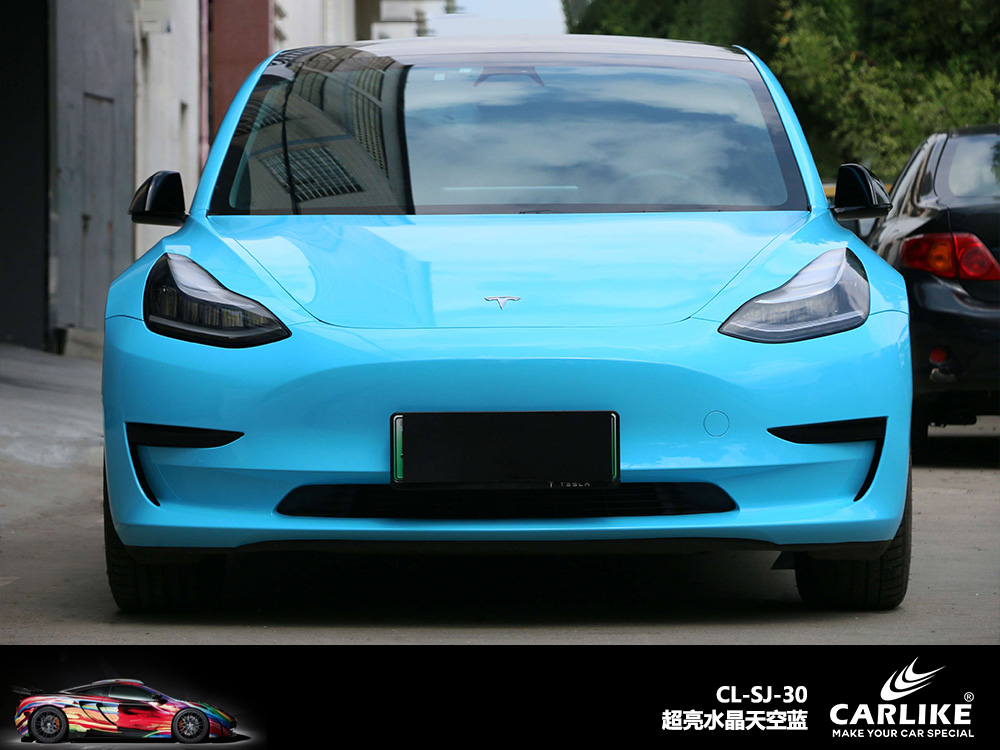 CARLIKE卡莱克™CL-SJ-30超亮水晶天空蓝汽车贴膜