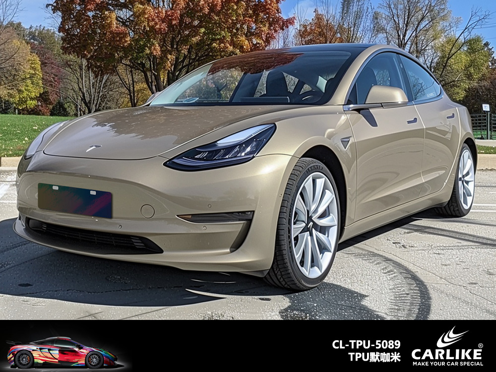 CARLIKE卡莱克™CL-TPU-5087领克TPU碳灰蓝汽车改色