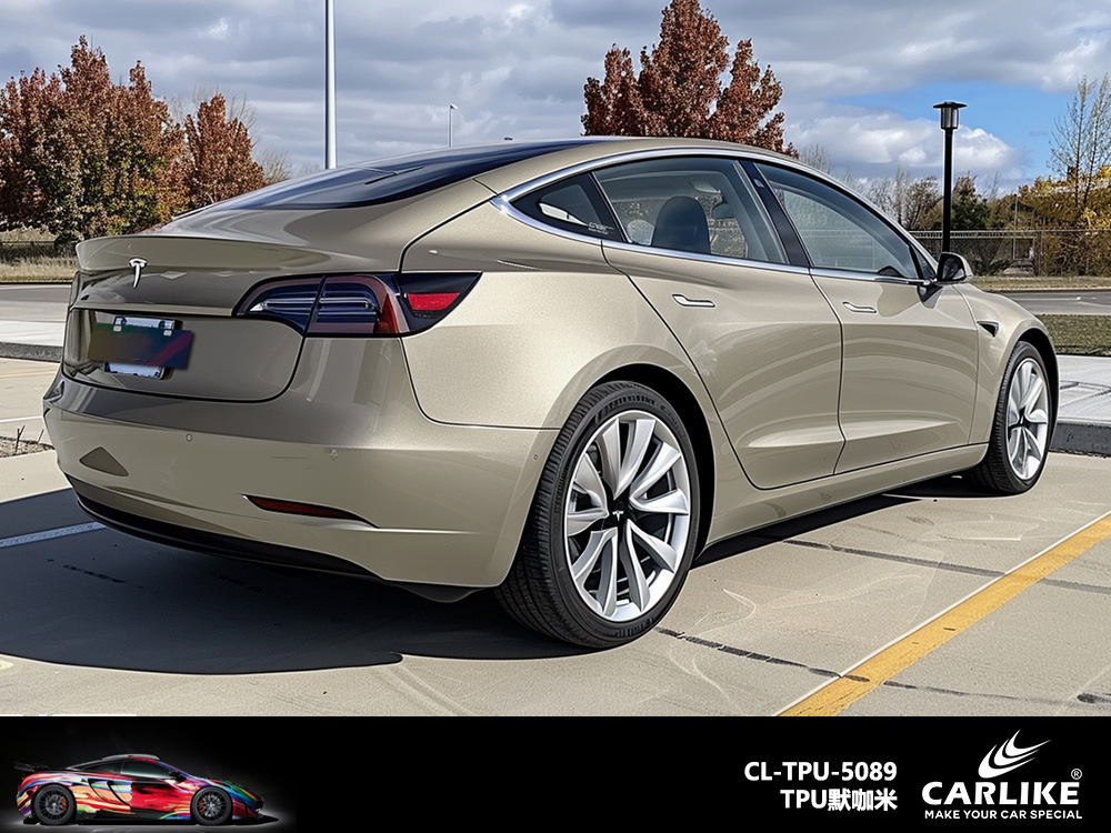 CARLIKE卡莱克™CL-TPU-5087领克TPU碳灰蓝汽车改色