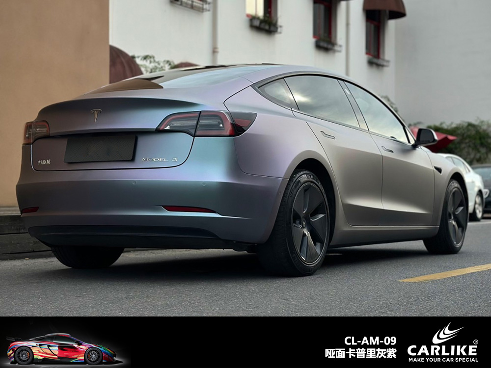 CARLIKE卡莱克™CL-AM-08理想亮面远峰蓝魅绿车身改色