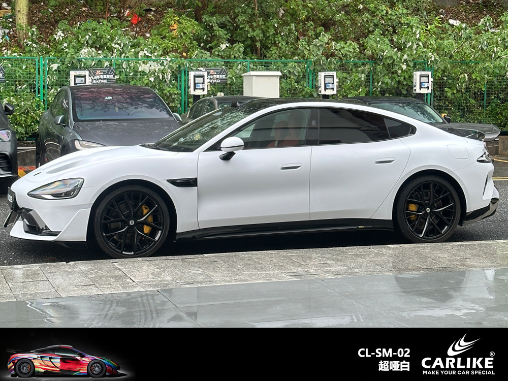 CARLIKE卡莱克™CL-SM-02小米超哑白车身改色