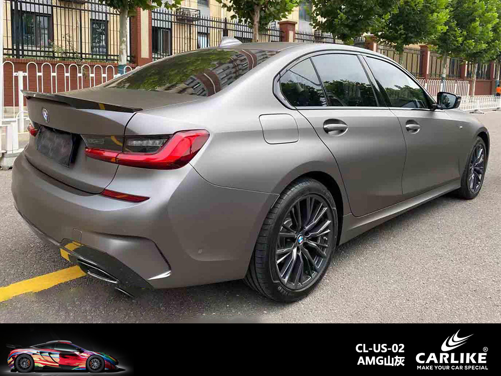 CARLIKE卡莱克™CL-US-02宝马超哑金属AMG山灰车身改色