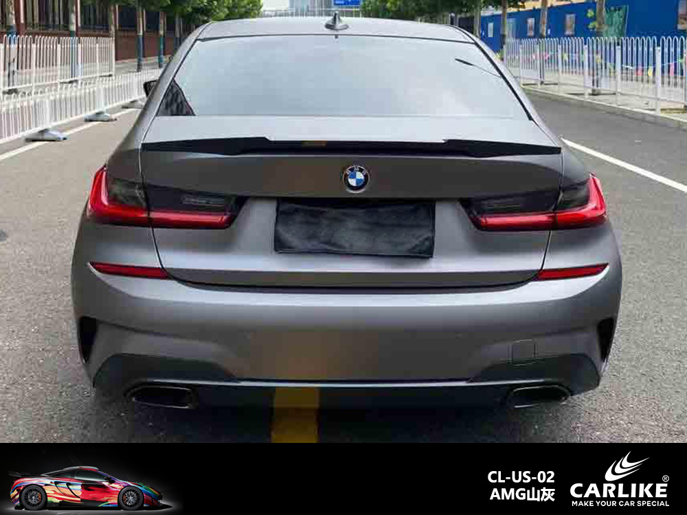 CARLIKE卡莱克™CL-US-02宝马超哑金属AMG山灰车身改色