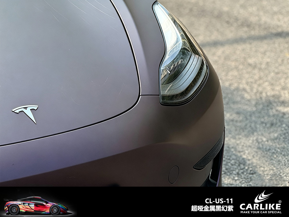 CARLIKE卡莱克™CL-US-08本田超哑金属黑幻绿车身改色