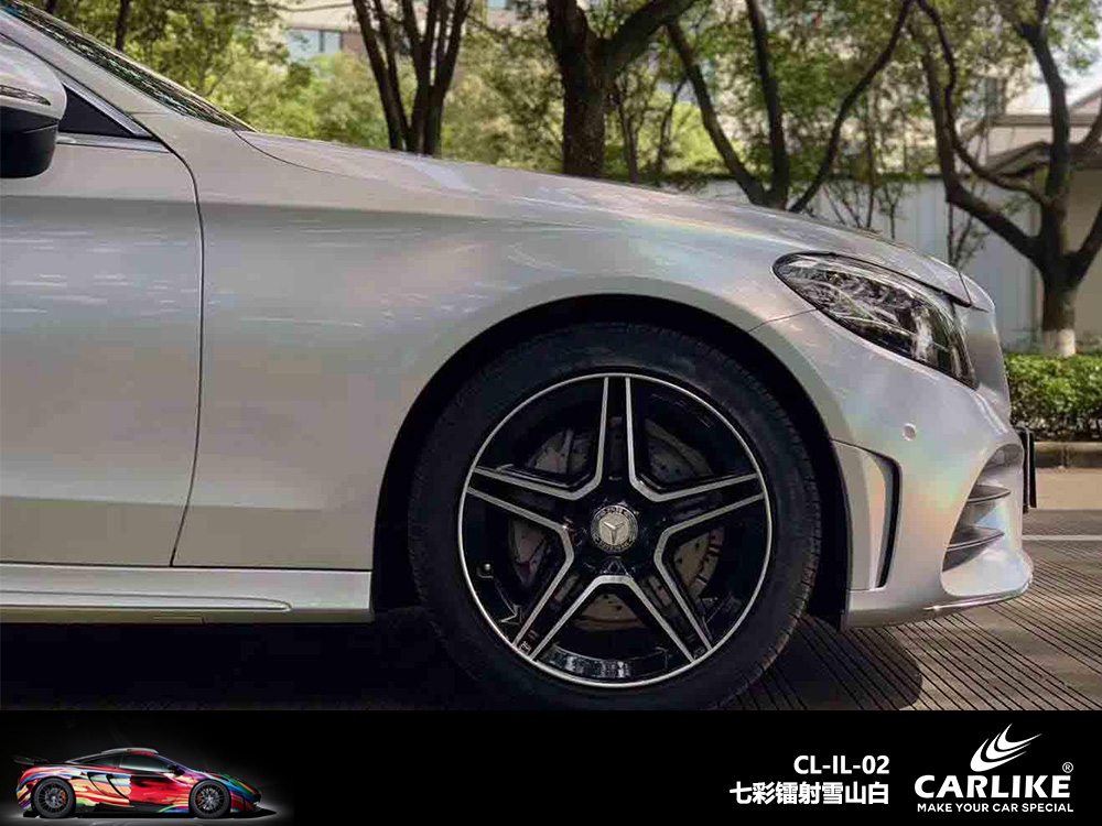 CARLIKE卡莱克™CL-IL-02奔驰七彩镭射雪山白车身改色