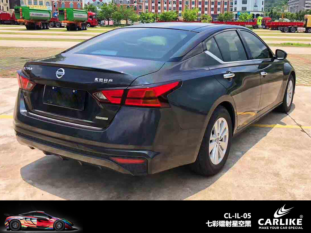CARLIKE卡莱克™CL-IL-05日产七彩镭射星空黑车身改色