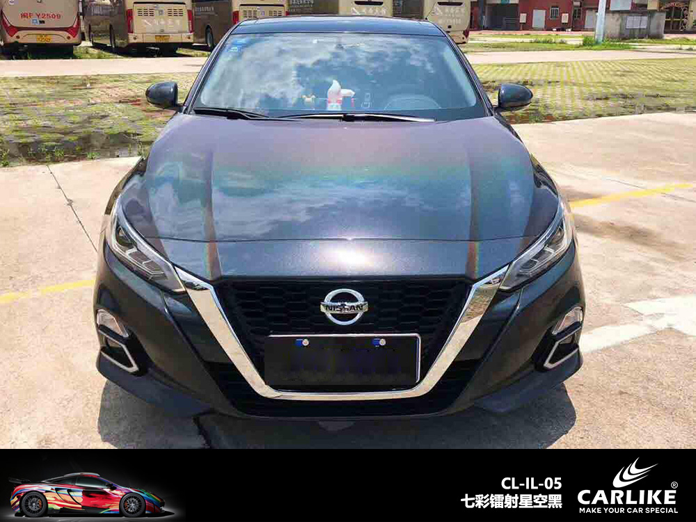 CARLIKE卡莱克™CL-IL-05日产七彩镭射星空黑车身改色