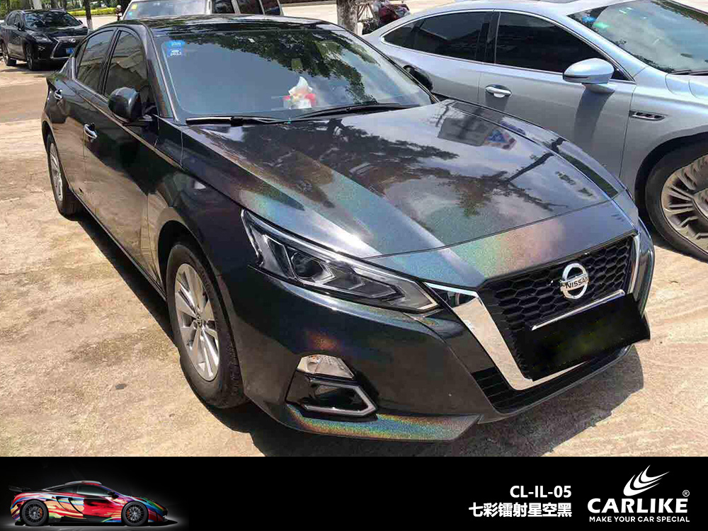 CARLIKE卡莱克™CL-IL-05日产七彩镭射星空黑车身改色