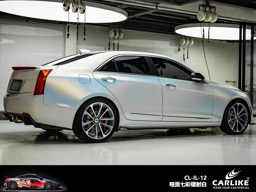 CARLIKE卡莱克™CL-IL-11奔驰哑面七彩镭射灰车身改色