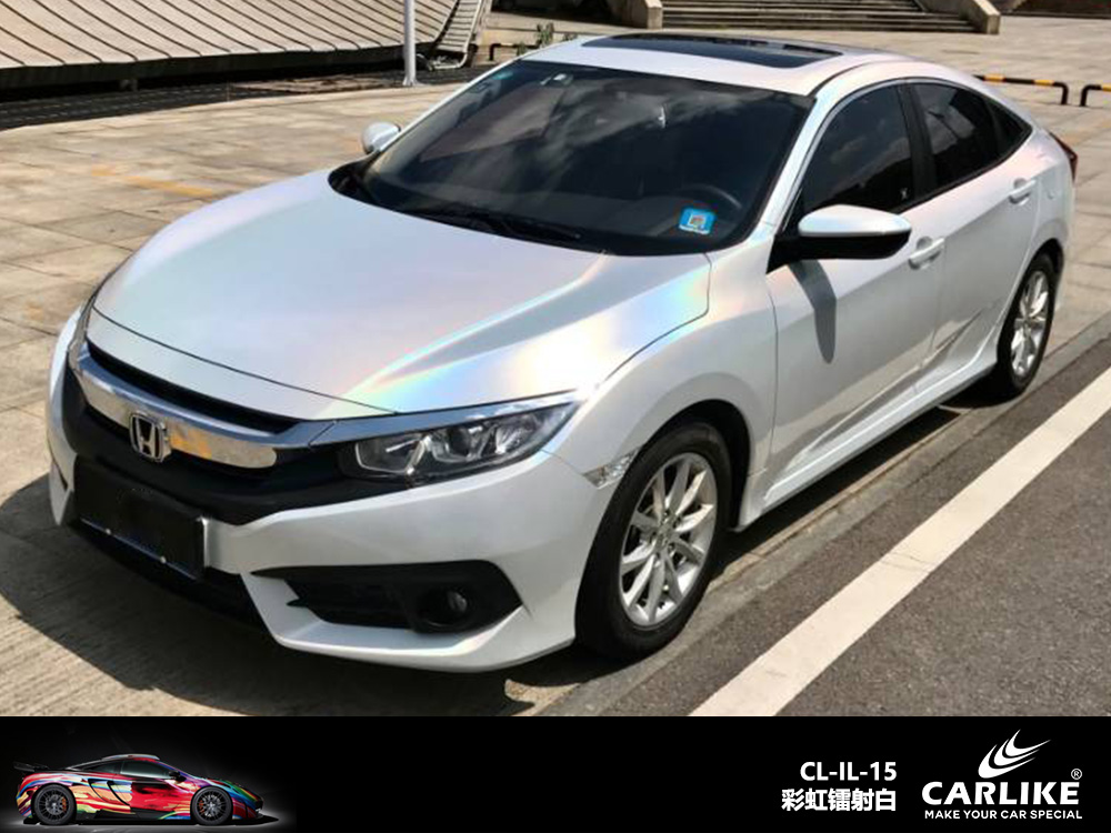 CARLIKE卡莱克™CL-IL-02奔驰七彩镭射雪山白车身改色